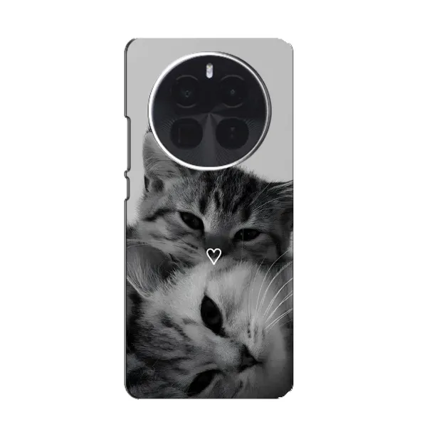 Чехол с принтом «Пара котов» для ZTE Blade V70 Max