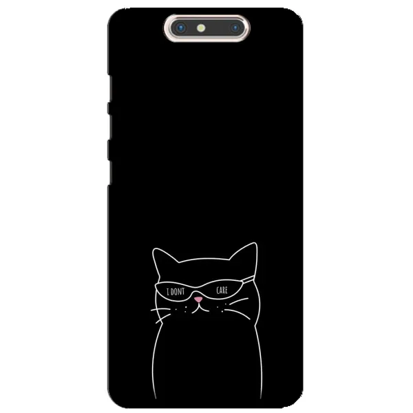 Чехол с принтом «Равнодушный кот» для ZTE Blade V8 Чехол с принтом «Равнодушный кот» для ZTE Blade V8