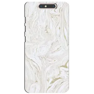 Мраморный чехол на ZTE Blade V8 (VPrint) (Белый мрамор)