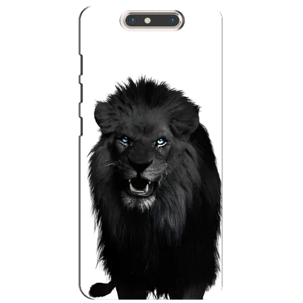Чехол с принтом «Черный ЛЕВ» для ZTE Blade V8