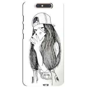 Чехол с печатью для ZTE Blade V8 - (Мода) (AlphaPrint) (Фото девочки)