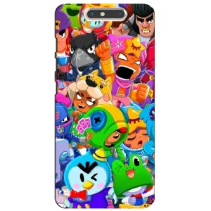 Чехлы Brawl Stars для ZTE Blade V8 (AlphaPrint) (Герої Бравл Старс)