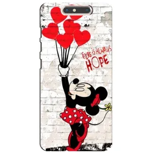 Чехол Disney Mouse ZTE Blade V8 (PREMIUMPrint) (Heart Minni)