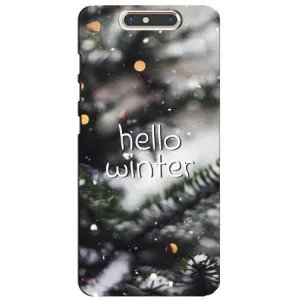 Новогодние, Праздничные Чехлы для ZTE Blade V8 - 2024 год (Hello winter)