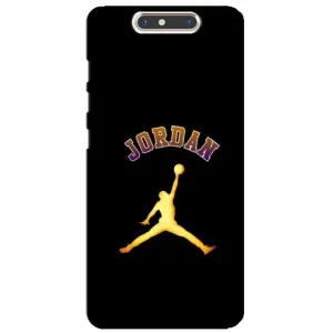 Чохли для ZTE Blade V8 - з картинкою JORDAN (AlphaPrint) (Jordan Gold)
