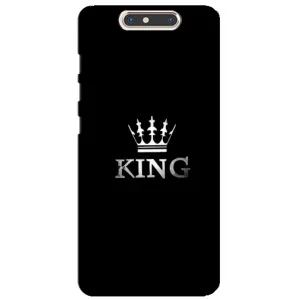 Чехол с Короной ЗТЕ Блейд В8 - (AlphaPrint) (KING)