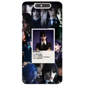 Чехлы Венсдей на ZTE Blade V8 Уэнсдей (AlphaPrint) (коллаж Уэнздей)