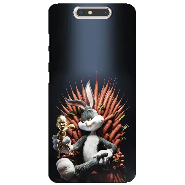 Чехол с принтом «Король Кролик» для ZTE Blade V8