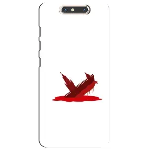 Чехол с принтом (Русский корабль...) для ЗТЕ В8 (AlphaPrint) (Кремлівський Корабель)