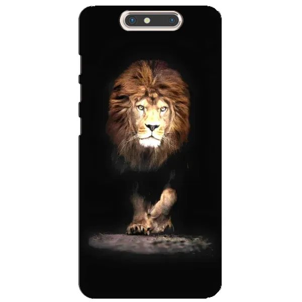 Чехол с принтом «Лев» для ZTE Blade V8