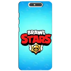 Чехлы Brawl Stars для ZTE Blade V8 (AlphaPrint) (Лого Бравл Старс)