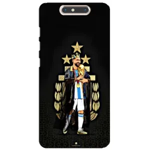 Чехлы для ZTE Blade V8 (Leo чемпион) (AlphaPrint) (Месси Король)