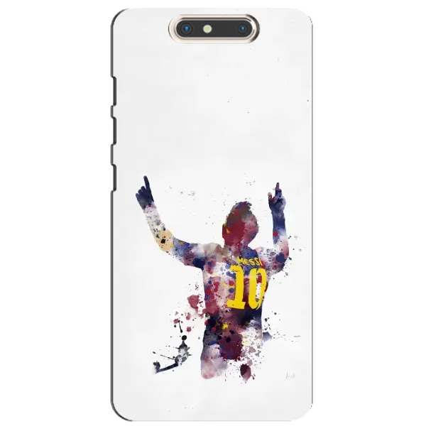 Чехол с принтом «Messi Barca» для ZTE Blade V8