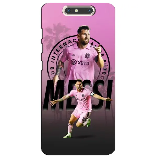 Чехол с принтом «Messi Miami» для ZTE Blade V8