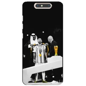 Чехлы для ZTE Blade V8 (Leo чемпион) (AlphaPrint) (Месси в накидке)
