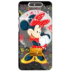 Чехол Disney Mouse ZTE Blade V8 (PREMIUMPrint) (Minni с бантиком)