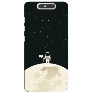 Космические Чехлы для ЗТЕ Блейд В8 (VPrint) (На луне)