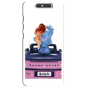 Чехол с печатью для ZTE Blade V8 - (Мода) (AlphaPrint) (На машине)