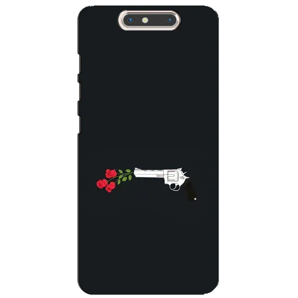 Чехол с принтом «Неожиданные цветы» для ZTE Blade V8