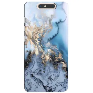 Мраморный чехол на ZTE Blade V8 (VPrint) (Нежный мрамор)