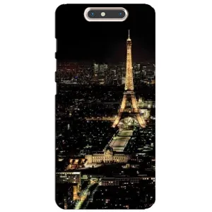 Чехол Эйфелева Башня для ZTE Blade V8 - (AlphaPrint) (Ночной Париж)