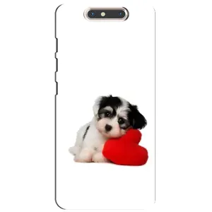 Чехлы с собаками для ZTE Blade V8 (VPrint) (Песик)