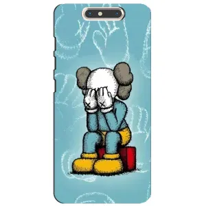 Чехол с принтом «Плач Bearbrick» для ZTE Blade V8