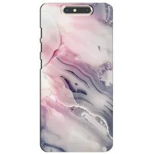 Мраморный чехол на ZTE Blade V8 (VPrint) (Пурпурный Мрамор)