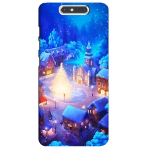 Різдвяні Чохли для ZTE Blade V8 (VPrint) (Різдвяне місто)