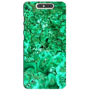 Мраморный чехол на ZTE Blade V8 (VPrint) (Салатный Мрамор)