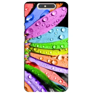 Чехлы (ART) Цветы на ZTE Blade V8 (VPrint) (Семицветик)