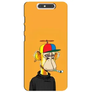Чехлы с Обезьянами NFT для ZTE Blade V8 (AlphaPrint) (Скучающая Обезьяна NFT)