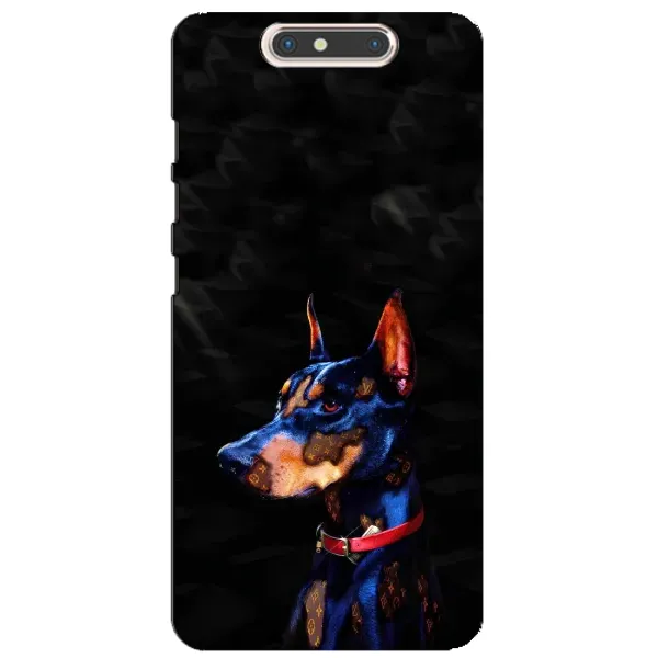Чехол с принтом «Собака» для ZTE Blade V8