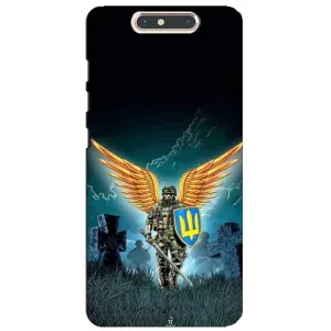 Чехлы с картинкой ЗСУ для ZTE Blade V8 (AlphaPrint) (Солдат ЗСУ)