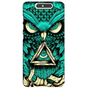 Чехол с птицами на ZTE Blade V8 (VPrint) (Сова с глазом)