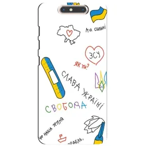 Чехлы Доброго вечора, ми за України для ЗТЕ Блейд В8 (AlphaPrint) (Стикер)