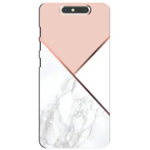 Мраморный чехол на ZTE Blade V8 (VPrint) (Тройной мрамор)