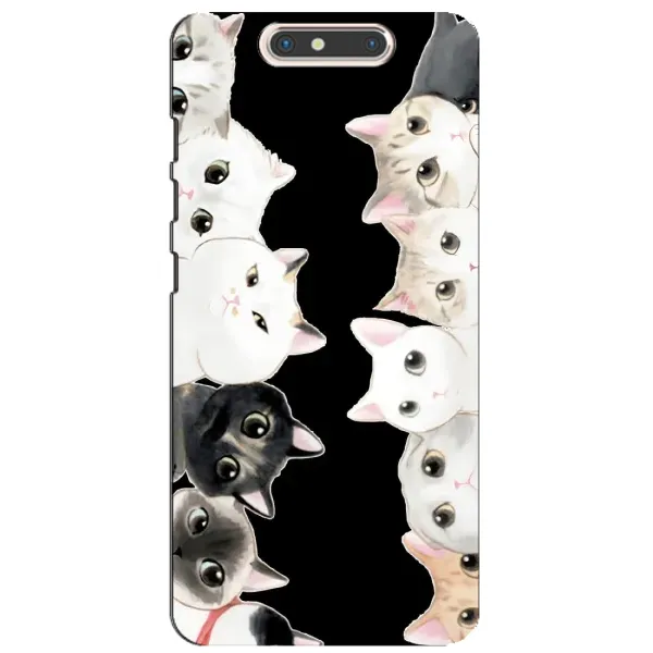Чехол с принтом «Взгляд котов» для ZTE Blade V8