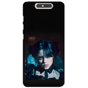 Чехлы Венсдей на ZTE Blade V8 Уэнсдей (AlphaPrint) (взгляд Уэнздей)
