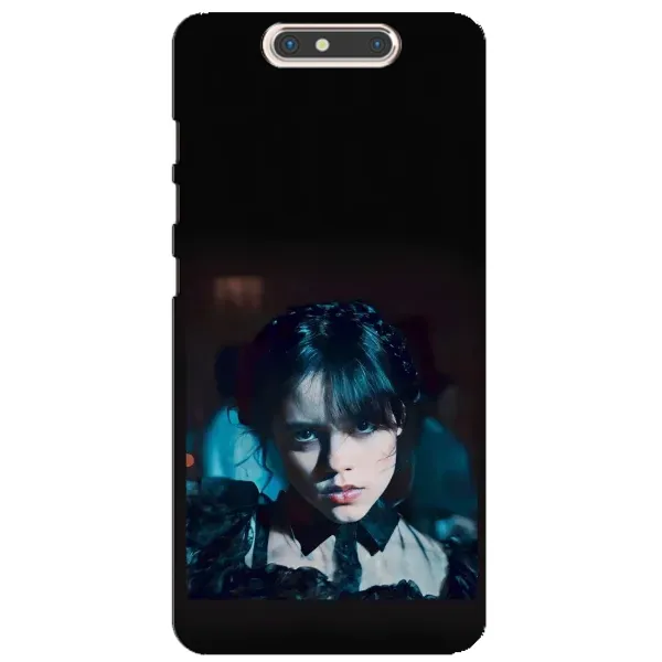 Чехол с принтом «взгляд Уэнздей» для ZTE Blade V8