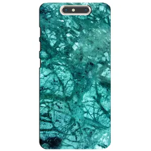 Мраморный чехол на ZTE Blade V8 (VPrint) (Зеленый мрамор)