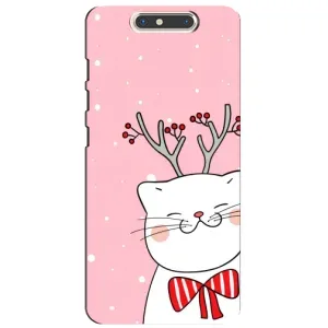Новогодние Чехлы для ЗТЕ Блейд В8 (VPrint) (Зимний кот)