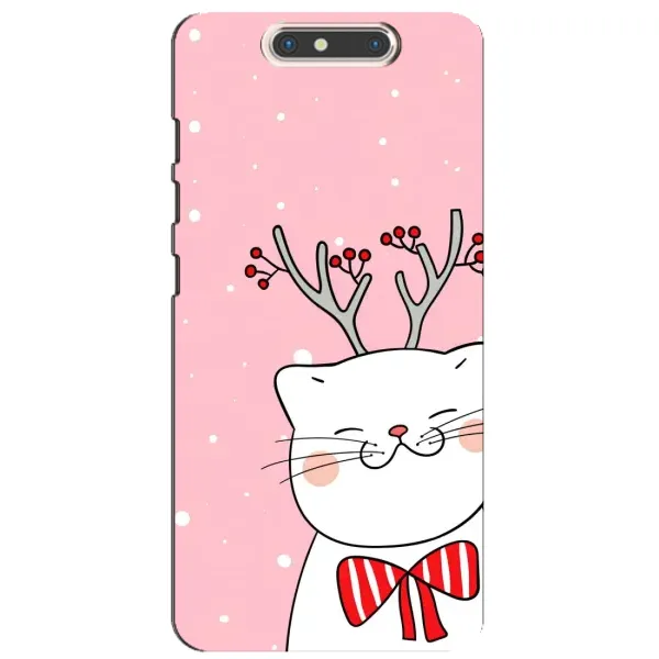 Чехол с принтом «Зимний кот» для ZTE Blade V8 Чехол с принтом «Зимний кот» для ZTE Blade V8