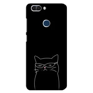 Чохол з принтом «Байдужий кіт» для ZTE Blade V9