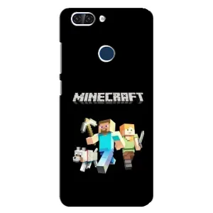Чохол Майнкрафт на ZTE Blade V9 (AlphaPrint) Minecraft (герої Minecraft)