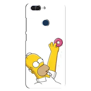 Чjхол з Сімпсонами для ZTE Blade V9 (VPrint) (Гомер з пончиком)