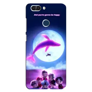 Чохли BTS для ZTE Blade V9 (AlphaPrint) (КИТ BTS)