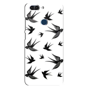 Чохол з пташками на ZTE Blade V9 (VPrint) (Ластівки)