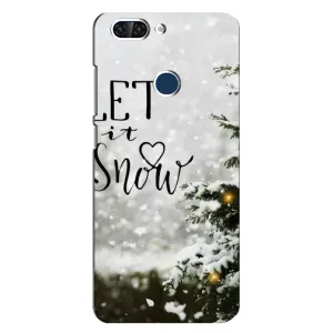 Новорічні, Святкові Чохли для ZTE Blade V9 - 2024 год (Let it snow)