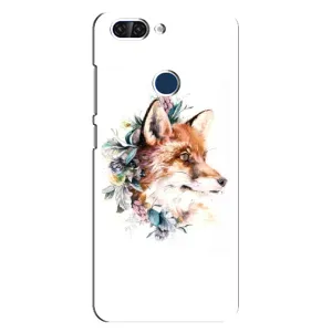 Чохли з картинкою Лисичка для ZTE Blade V9 (VPrint) (Лиса в квітах)